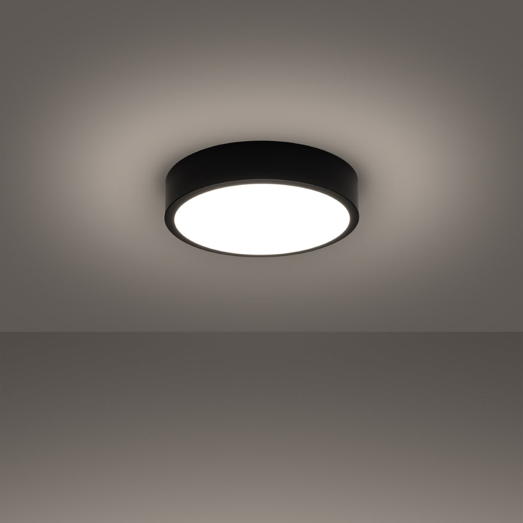 Deckenleuchte ONYX 30 schwarz LED (Warmweiß) Sollux Lighting