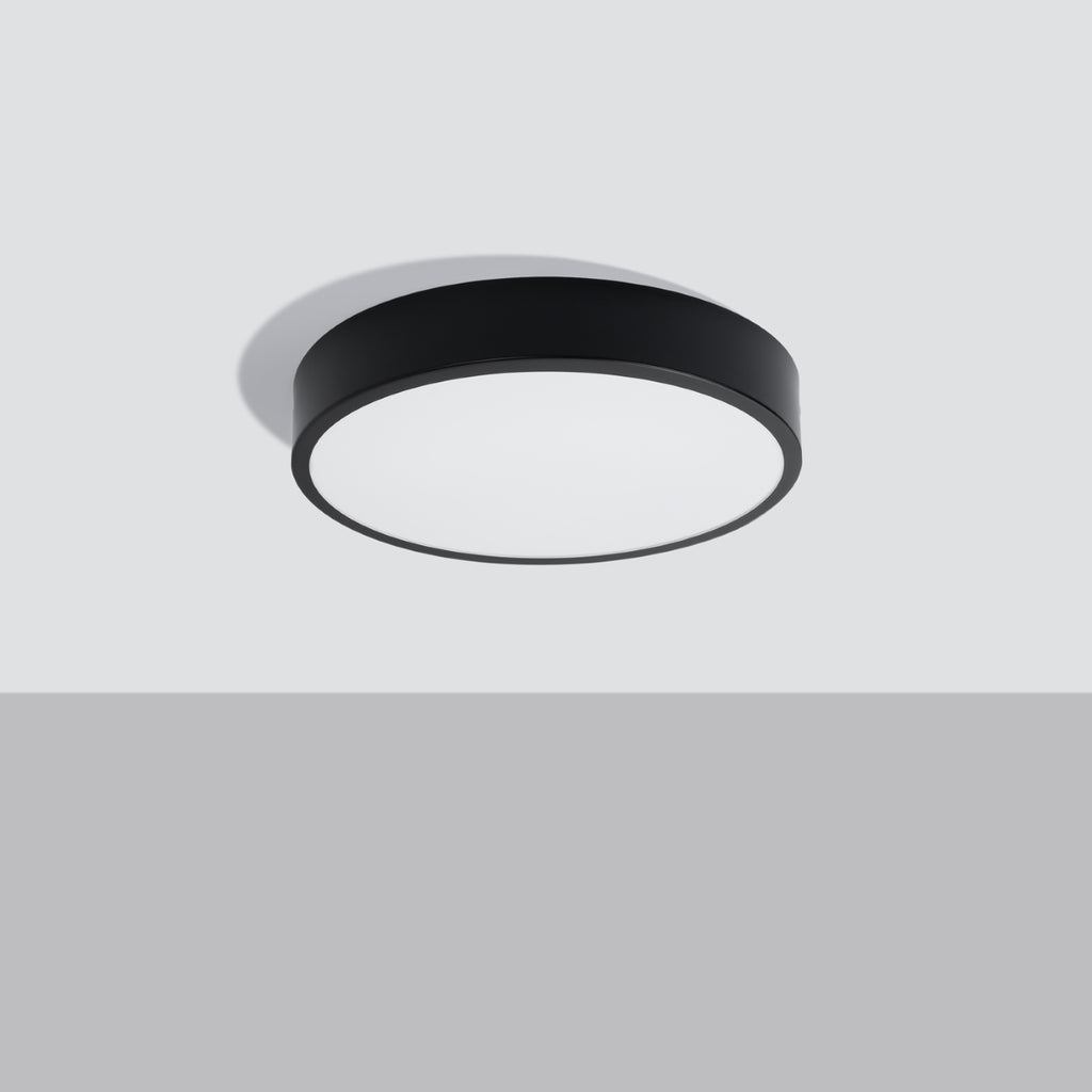 Deckenleuchte ONYX 40 schwarz LED (Warmweiß) Sollux Lighting