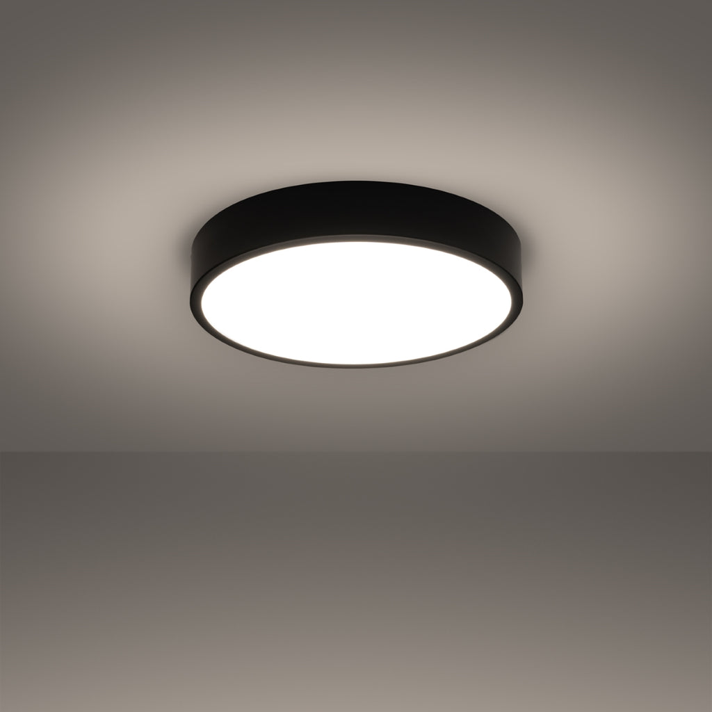 Deckenleuchte ONYX 40 schwarz LED (Warmweiß) Sollux Lighting