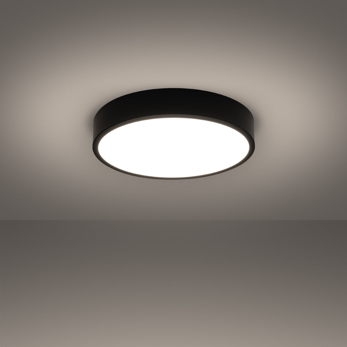 Deckenleuchte ONYX 40 schwarz LED (Warmweiß) Sollux Lighting