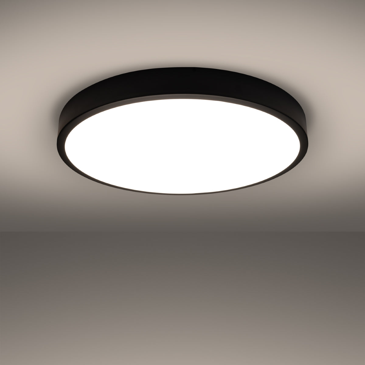 Deckenleuchte ONYX 60 schwarz LED (Warmweiß) Sollux Lighting