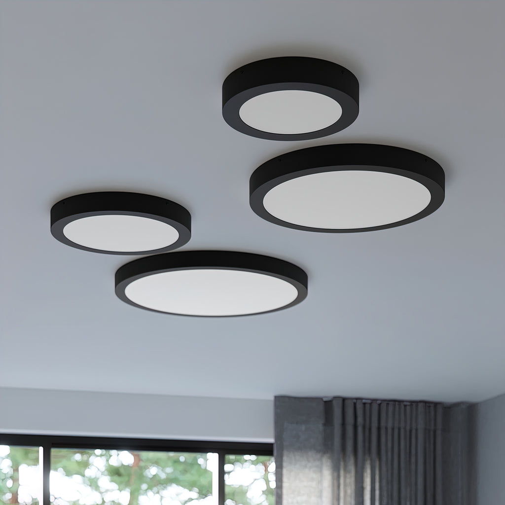 Deckenleuchte ONYX 60 weiß LED (Warmweiß) Sollux Lighting