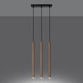 Pendelleuchten PASTELO 3L holz Sollux Lighting