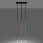 Pendelleuchten PASTELO 3L holz Sollux Lighting