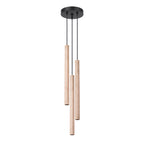 Pendelleuchten PASTELO 3P holz Sollux Lighting