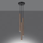 Pendelleuchten PASTELO 3P holz Sollux Lighting