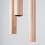 Pendelleuchten PASTELO 3P holz Sollux Lighting