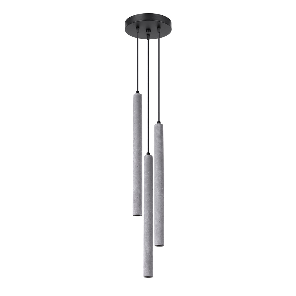 Pendelleuchten PASTELO 3P beton Sollux Lighting