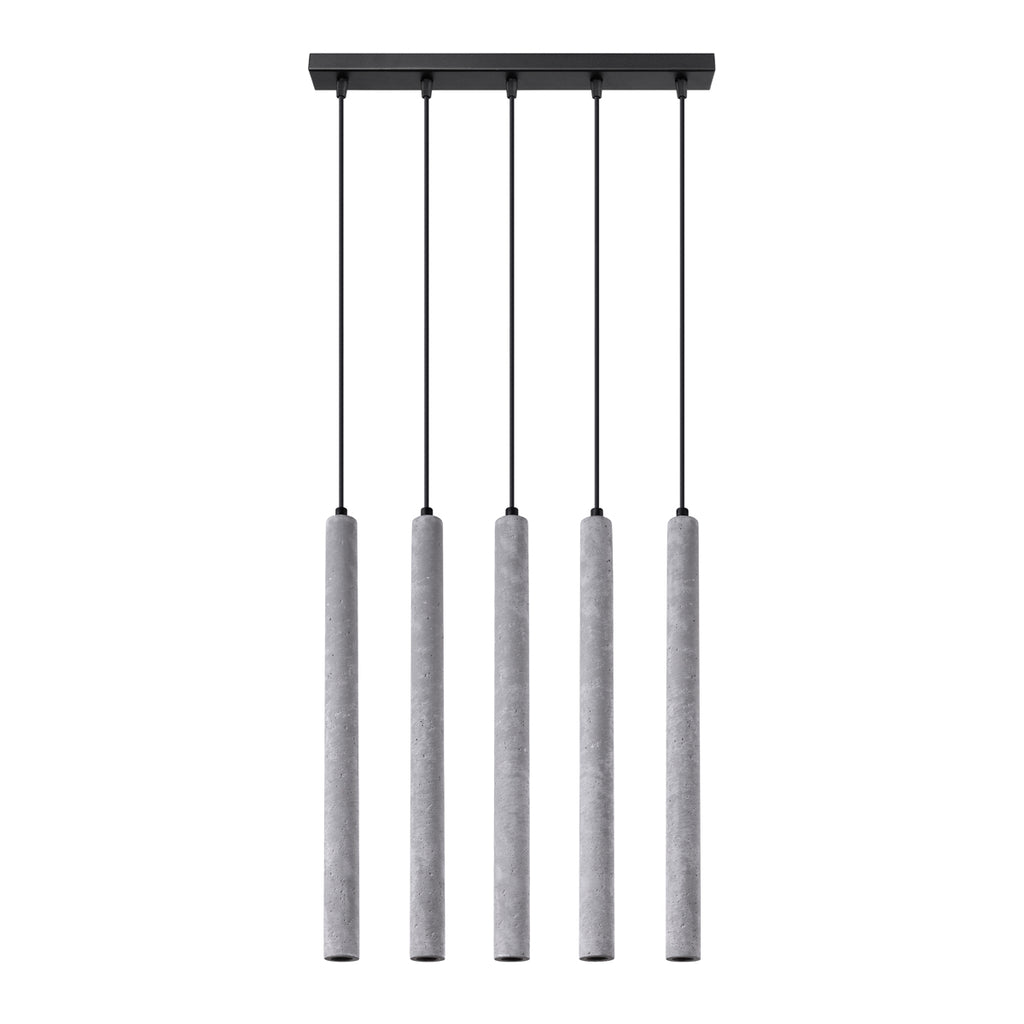 Pendelleuchten PASTELO 5L beton Sollux Lighting