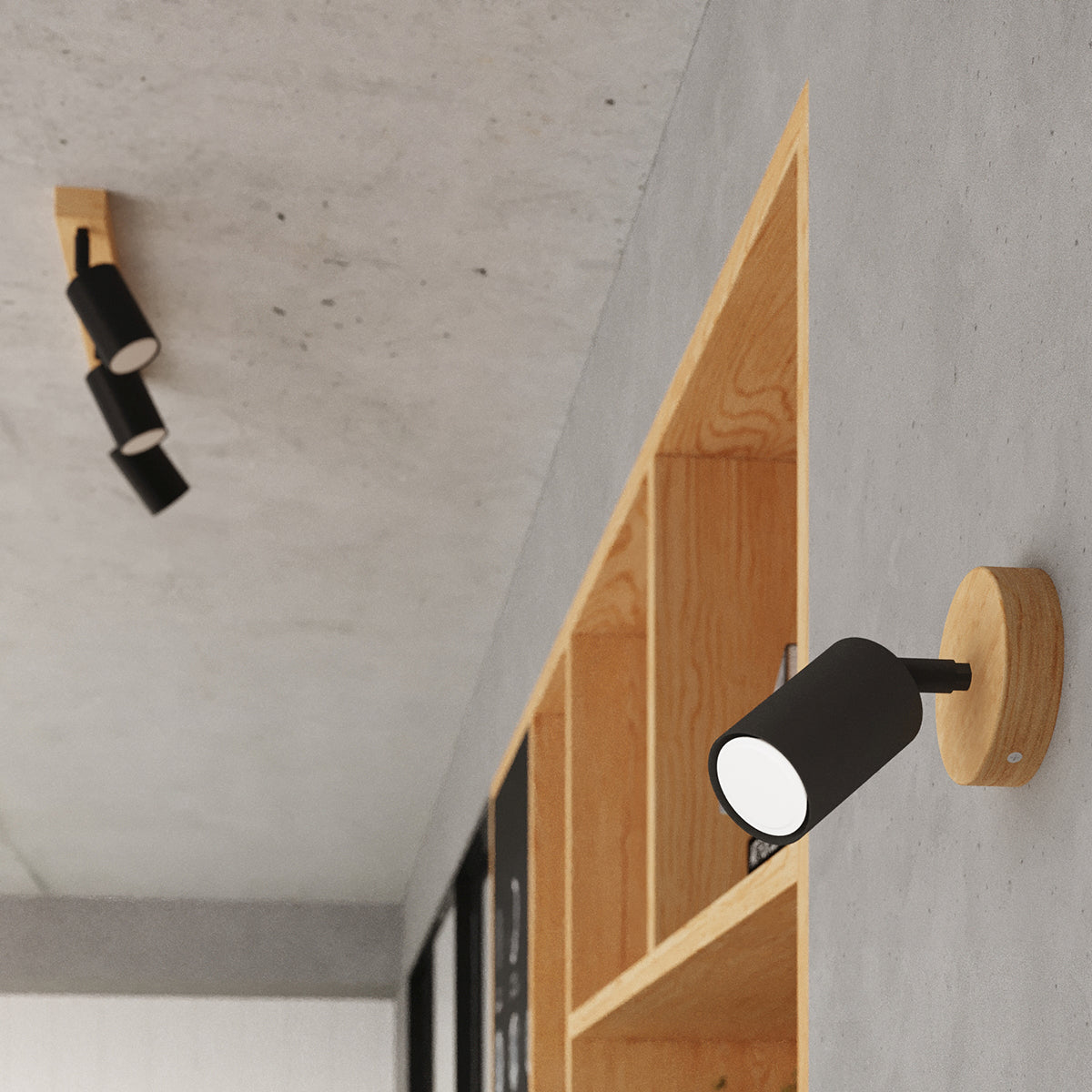 Wandleuchte VERDO schwarz Sollux Lighting
