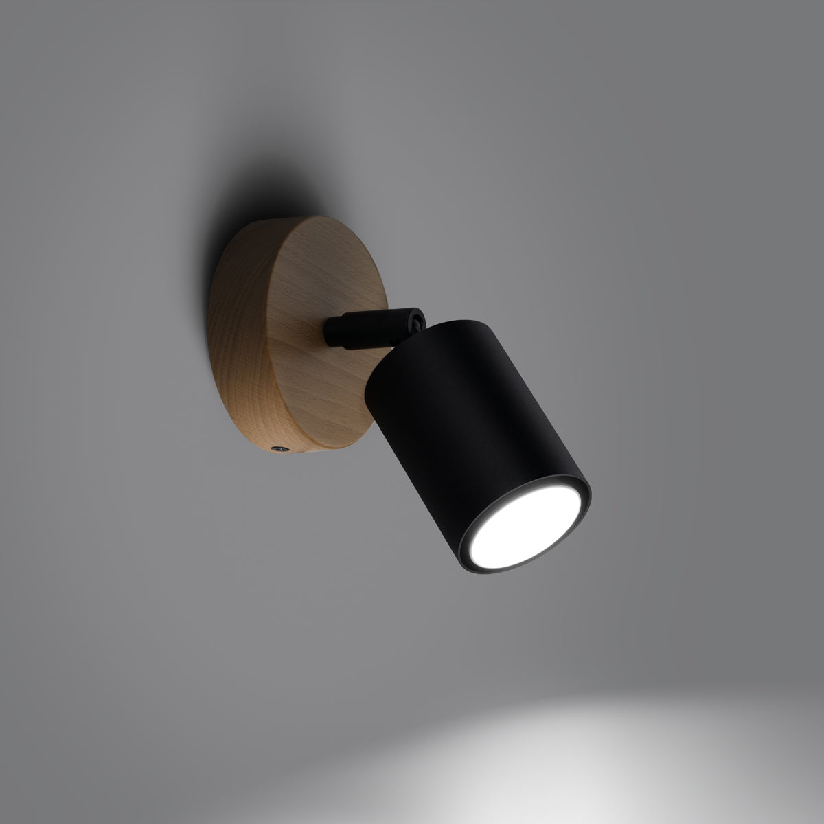 Wandleuchte VERDO schwarz Sollux Lighting
