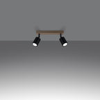 Deckenleuchte - Spot - Strahler VERDO 2 schwarz Sollux Lighting
