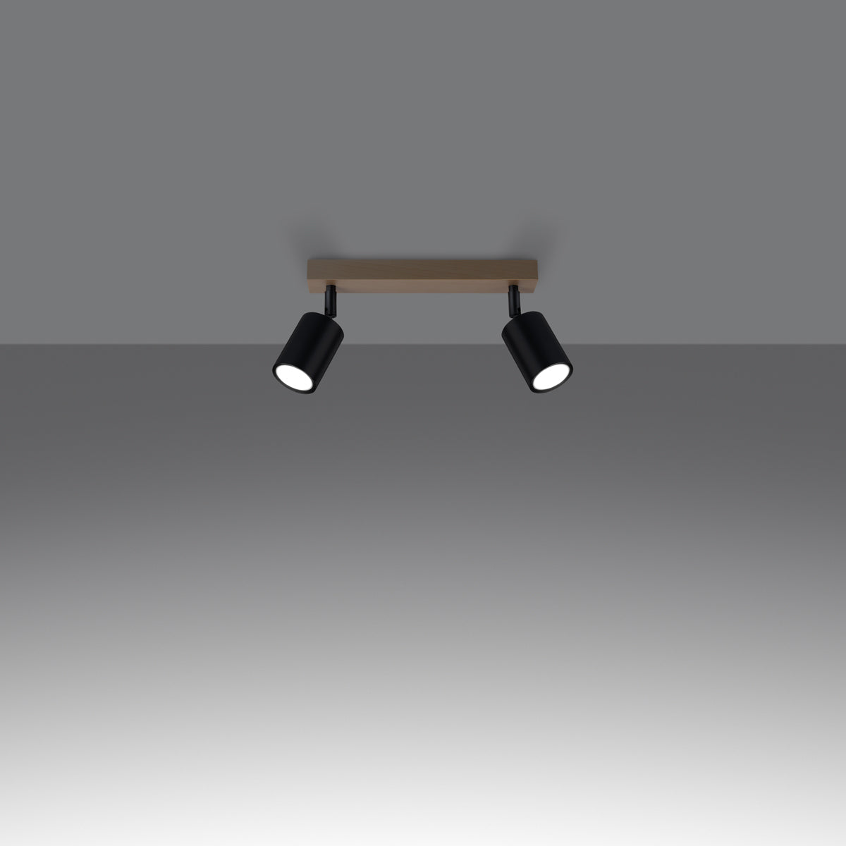 Deckenleuchte - Spot - Strahler VERDO 2 schwarz Sollux Lighting