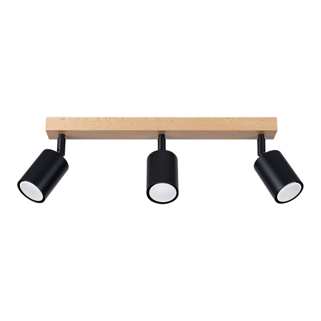 Deckenleuchte - Spot - Strahler VERDO 3L schwarz Sollux Lighting