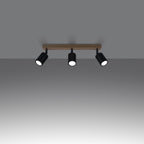 Deckenleuchte - Spot - Strahler VERDO 3L schwarz Sollux Lighting