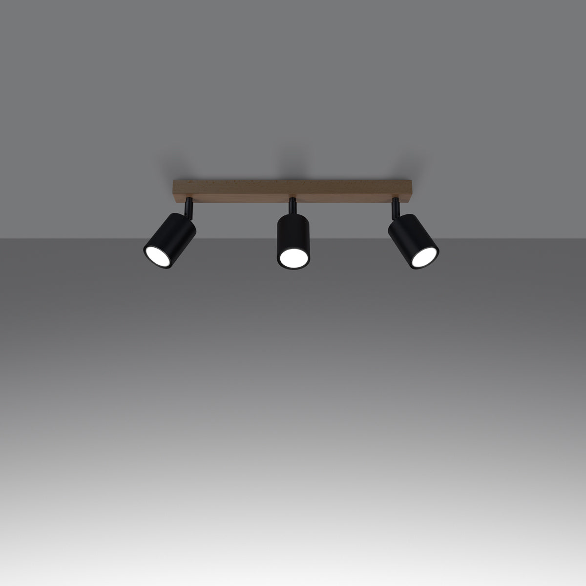 Deckenleuchte - Spot - Strahler VERDO 3L schwarz Sollux Lighting