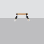 Deckenleuchte - Spot - Strahler ZUCA 2 schwarz Sollux Lighting