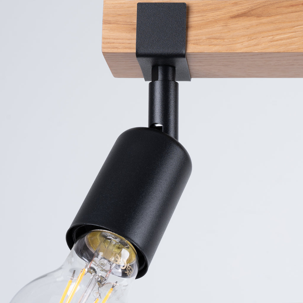 Deckenleuchte - Spot - Strahler ZUCA 3 schwarz Sollux Lighting