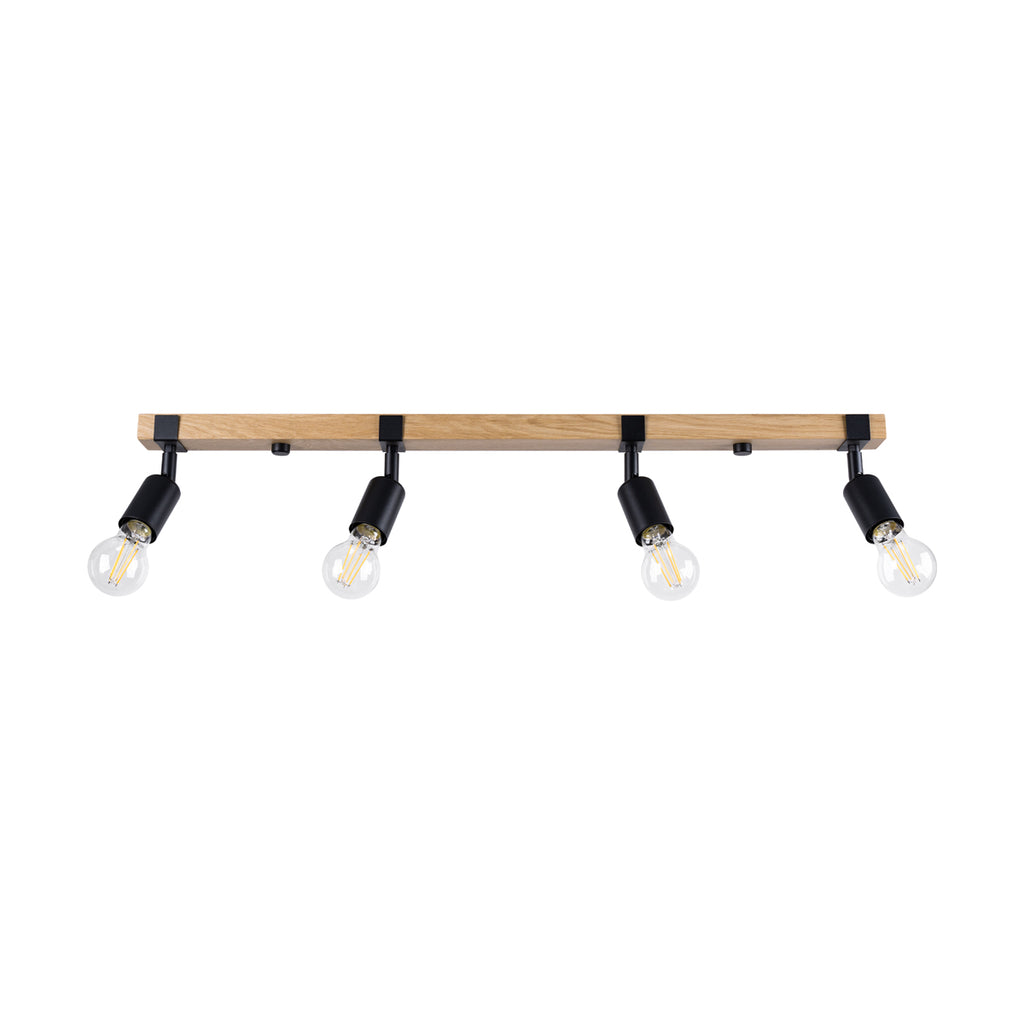 Deckenleuchte - Spot - Strahler ZUCA 4 schwarz Sollux Lighting