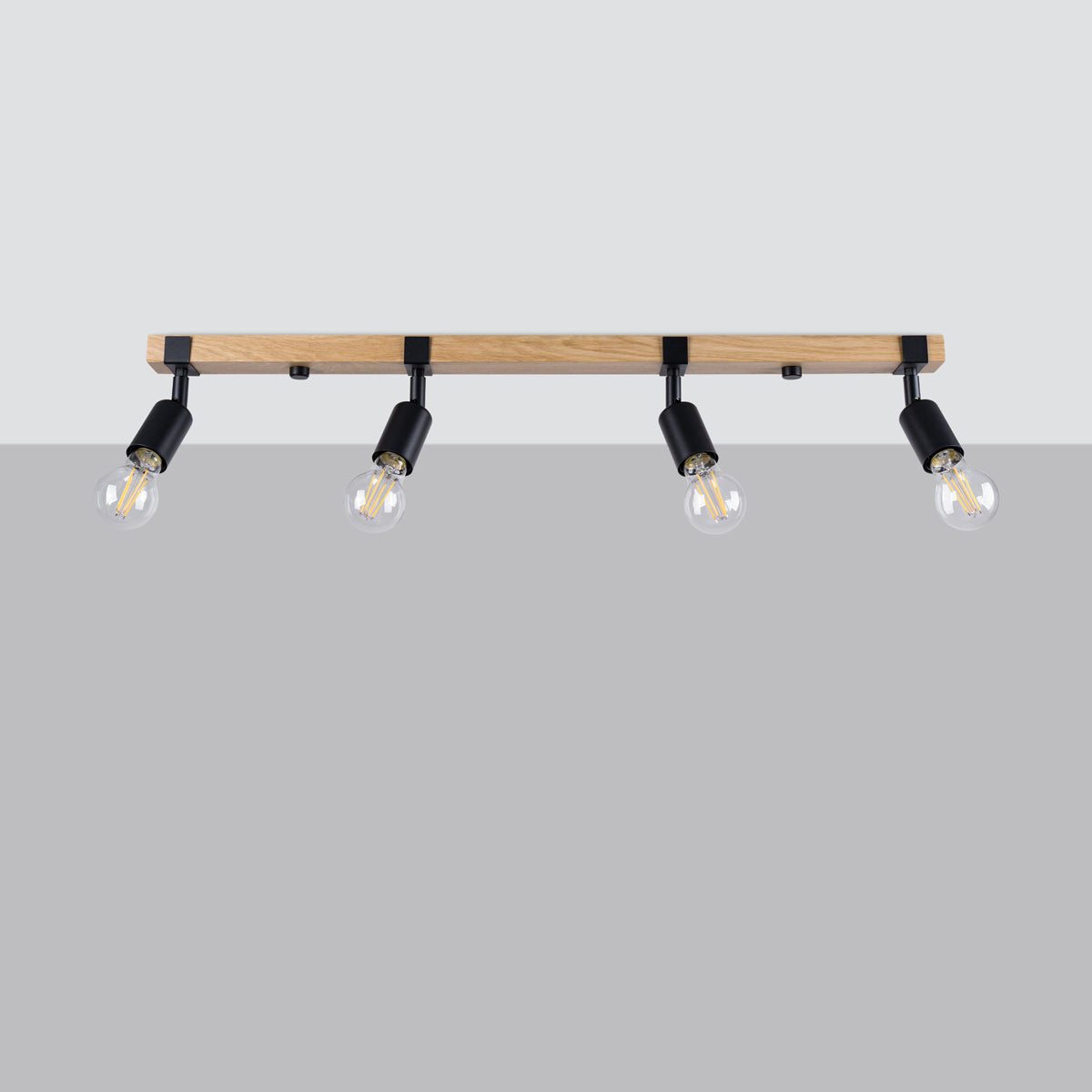 Deckenleuchte - Spot - Strahler ZUCA 4 schwarz Sollux Lighting
