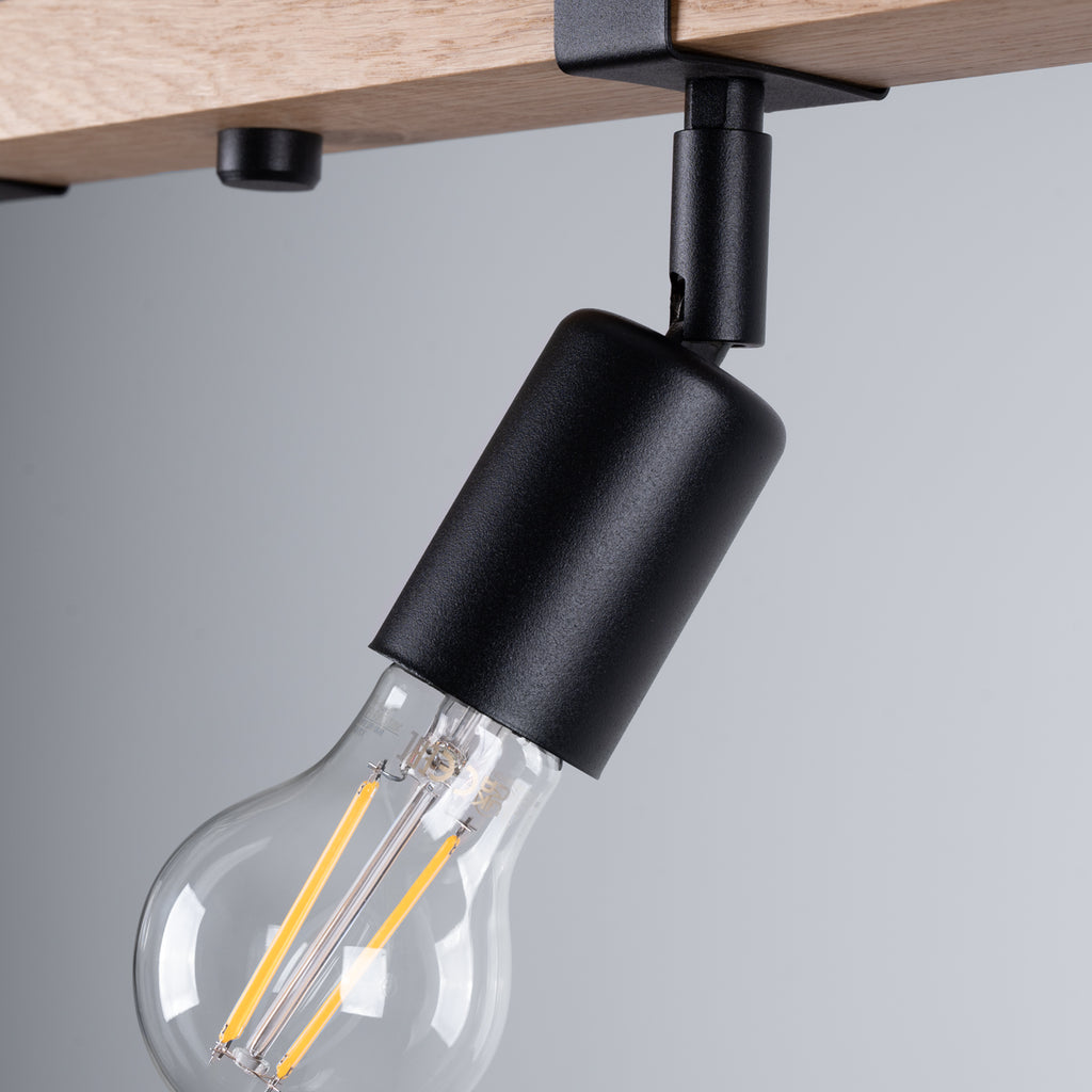 Deckenleuchte - Spot - Strahler ZUCA 4 schwarz Sollux Lighting