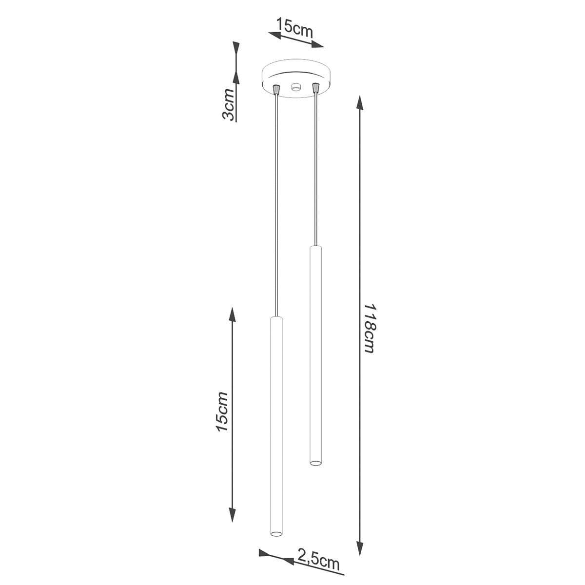 Pendelleuchten PASTELO 2 weiß Sollux Lighting