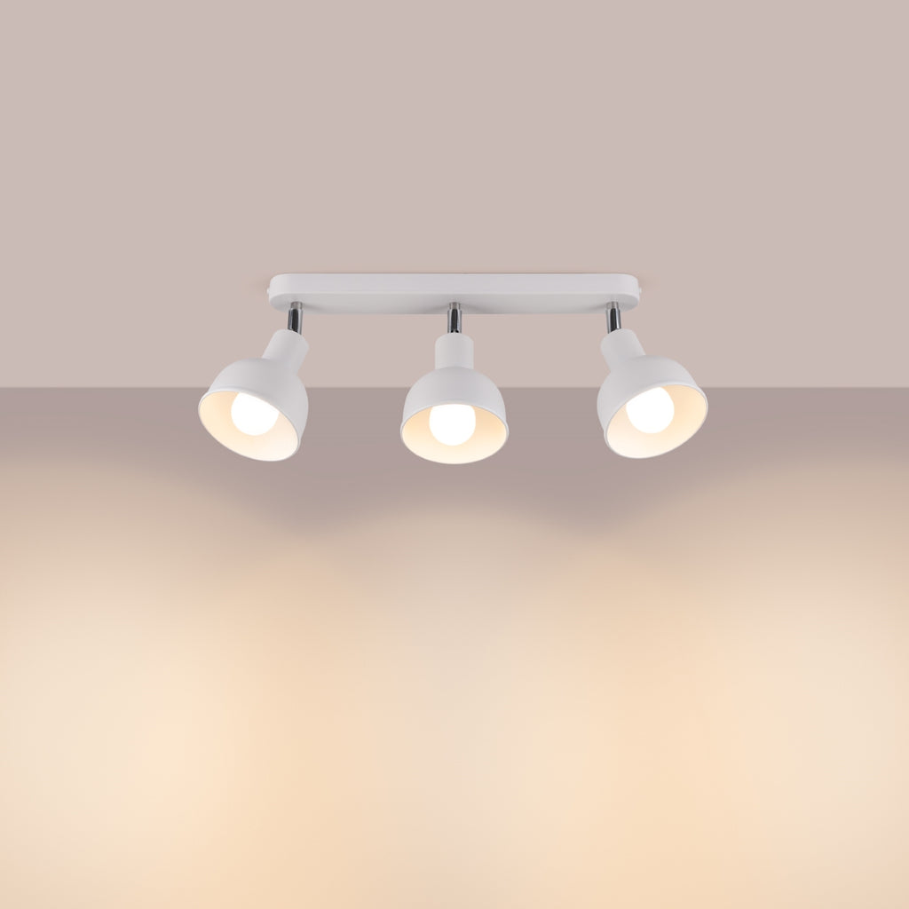 Deckenleuchte - Spot - Strahler ELBA 3 Weiß Sollux Lighting