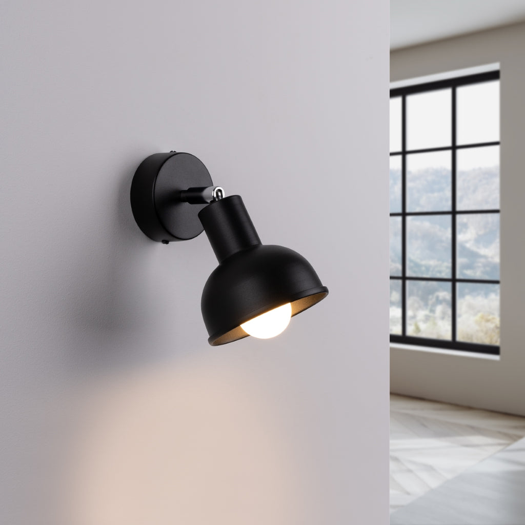 Wandleuchte ELBA Schwarz Sollux Lighting