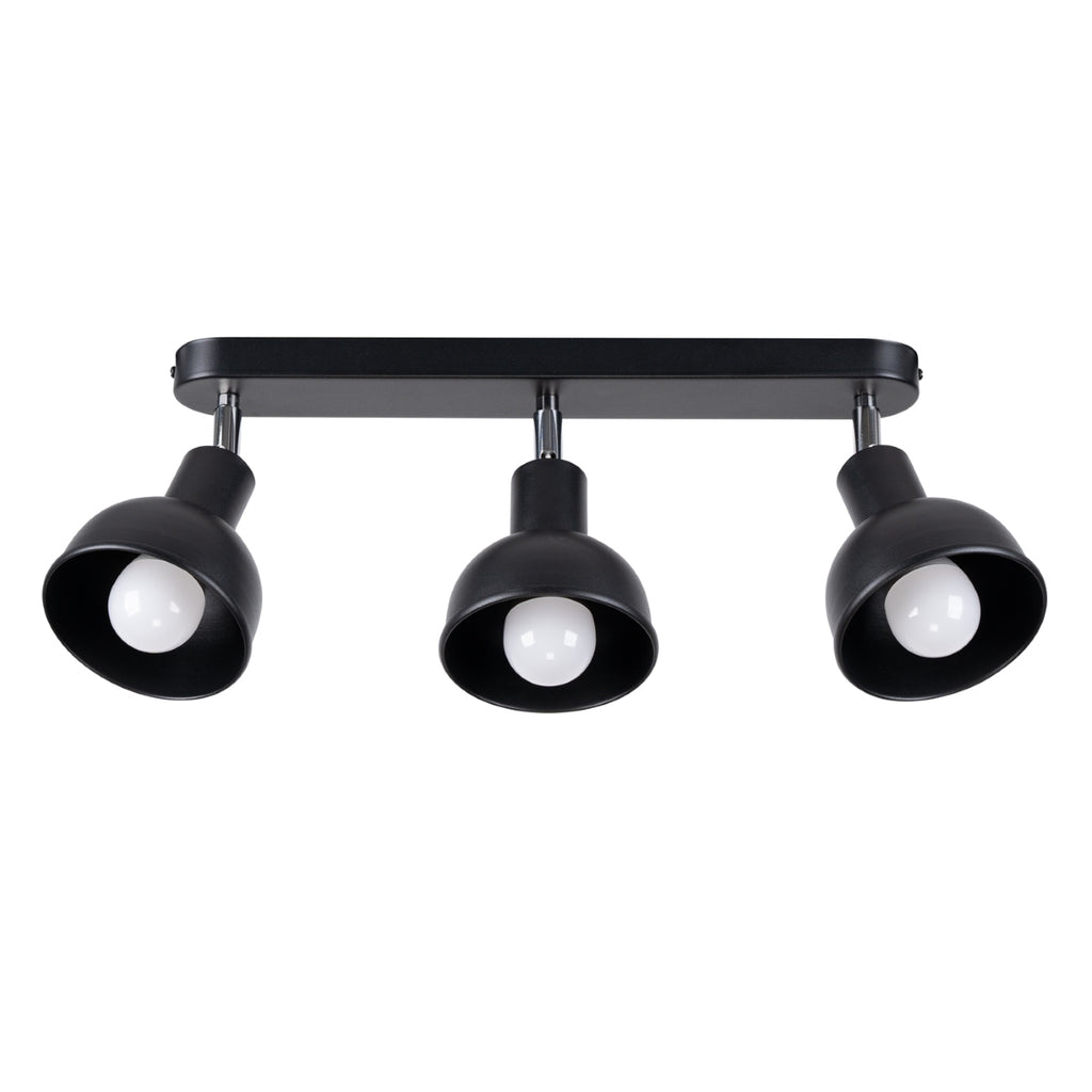 Deckenleuchte - Spot - Strahler ELBA 3 Schwarz Sollux Lighting