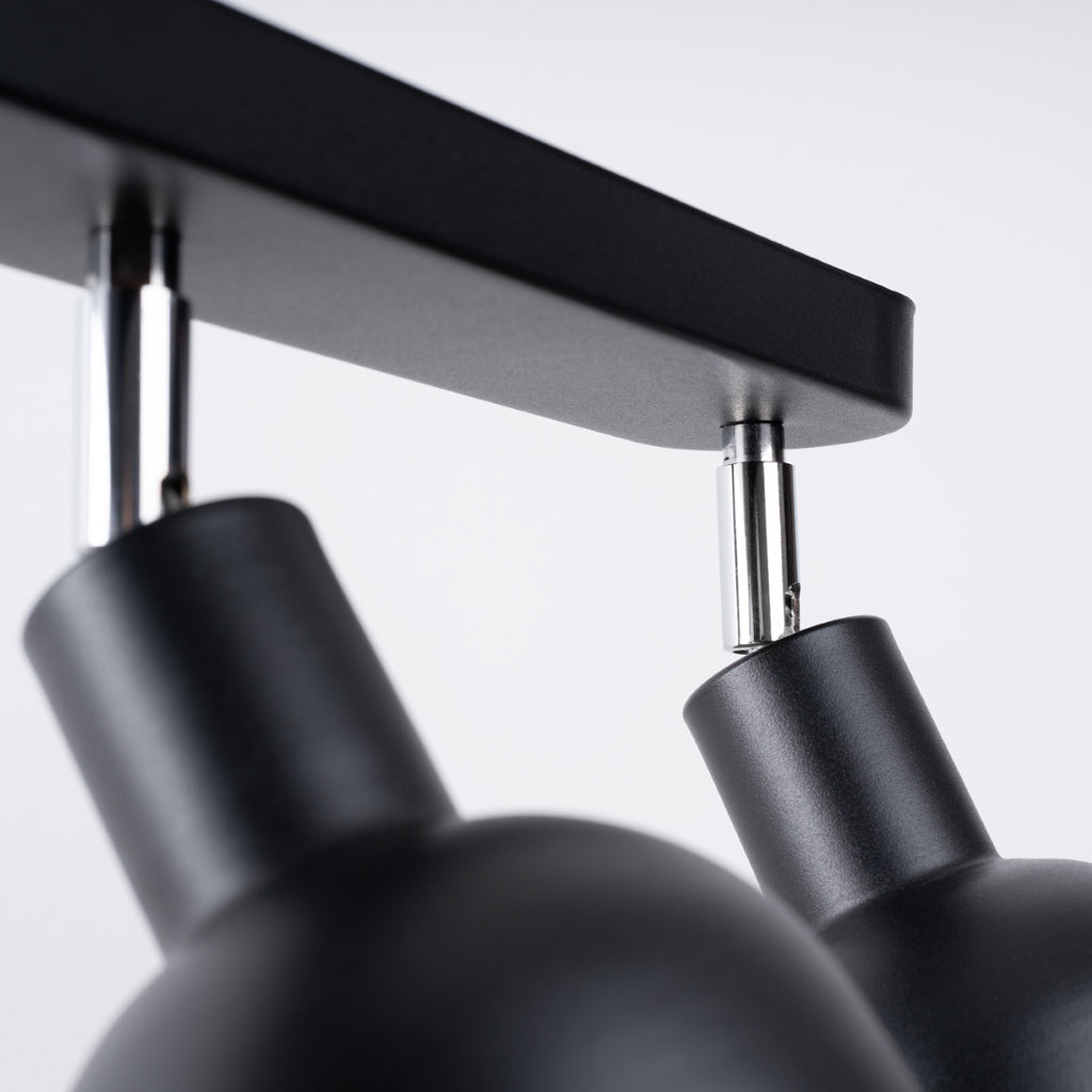 Deckenleuchte - Spot - Strahler ELBA 3 Schwarz Sollux Lighting