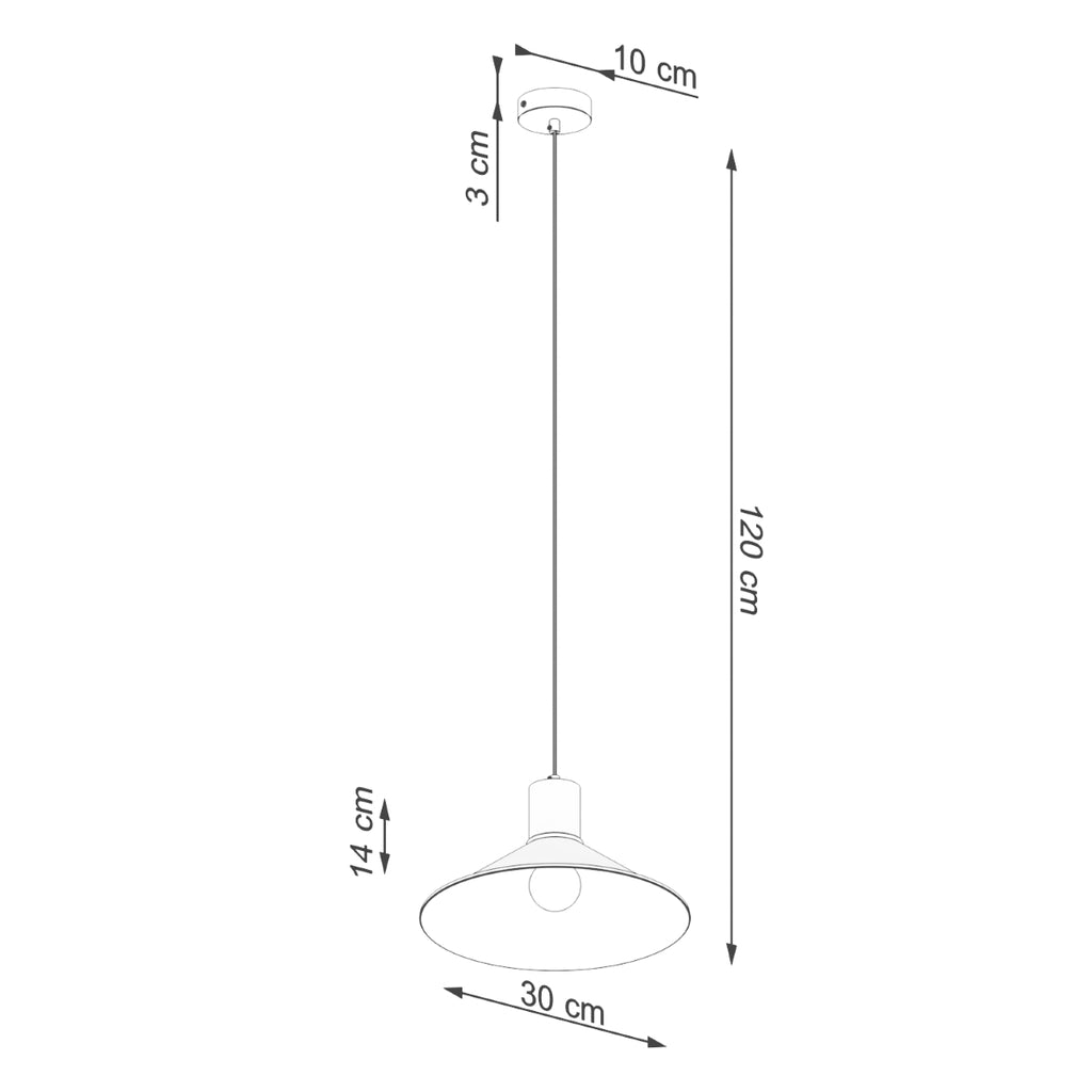 Pendelleuchte JAGA Weiß Sollux Lighting