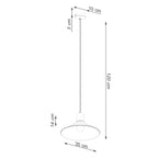 Pendelleuchte JAGA Weiß Sollux Lighting