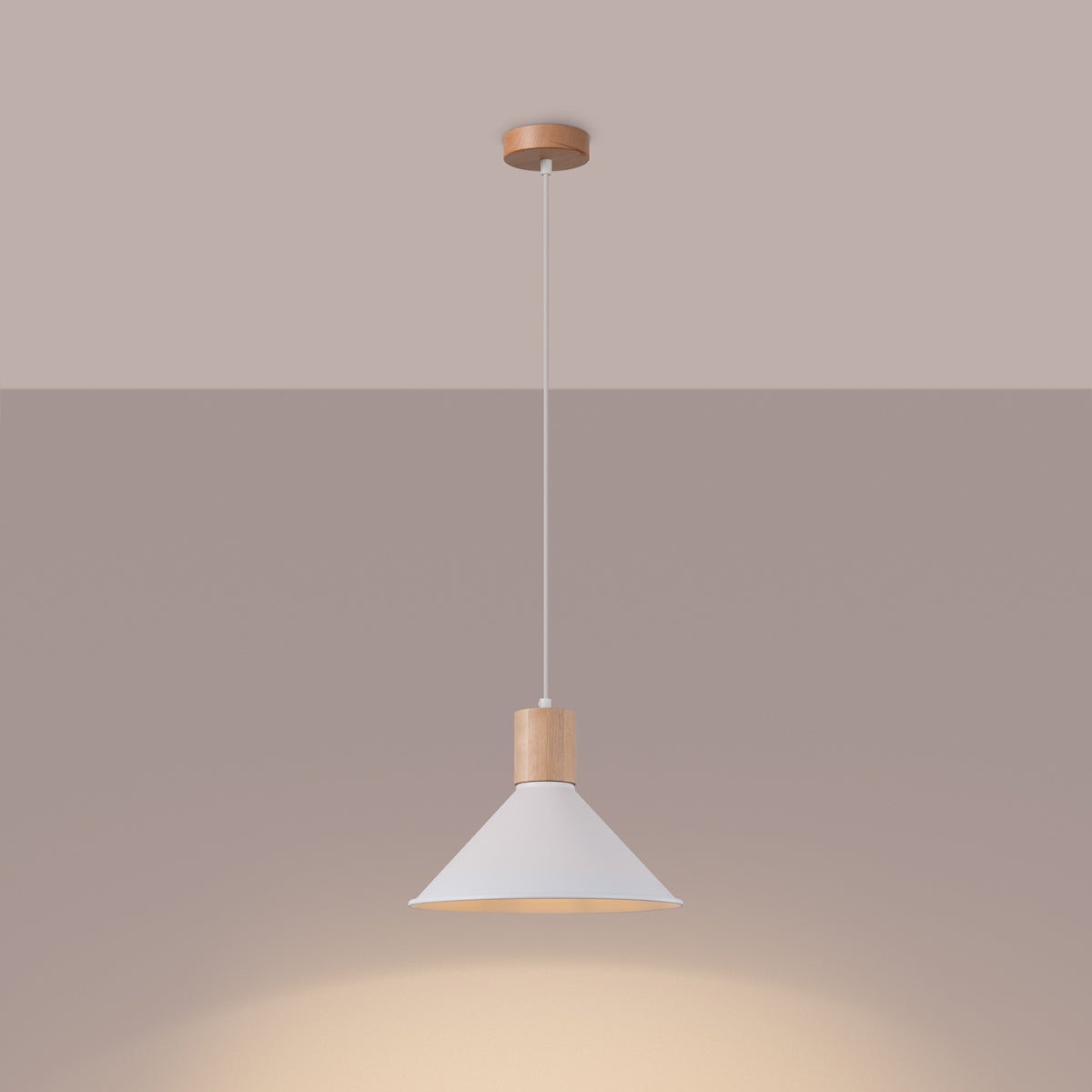 Pendelleuchte JAGA Weiß Sollux Lighting