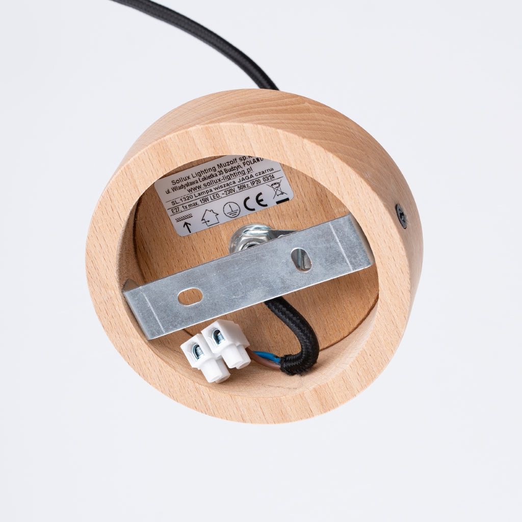 Pendelleuchte JAGA Schwarz Sollux Lighting