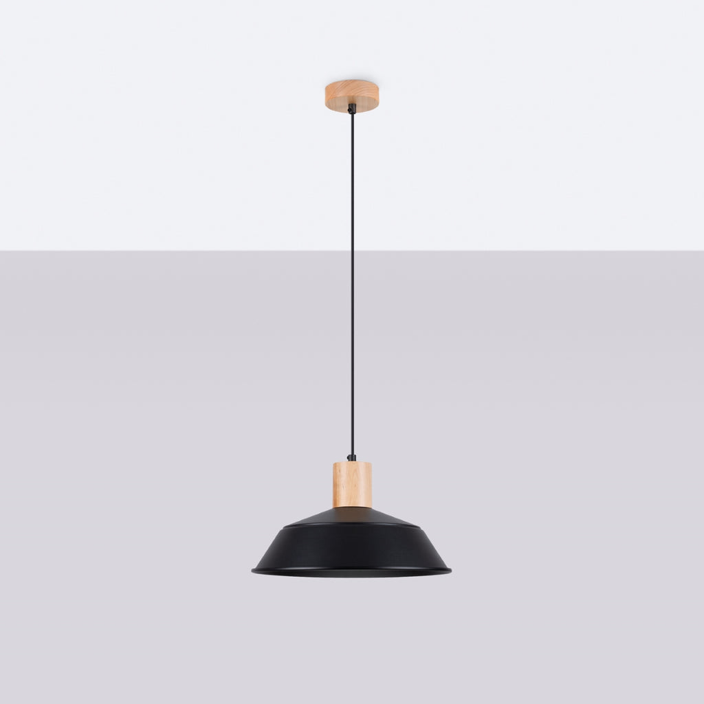 Pendelleuchte FANO Schwarz Sollux Lighting