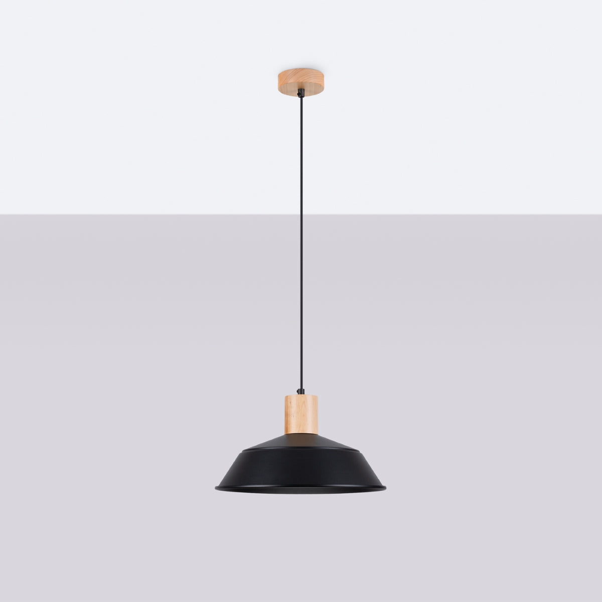 Pendelleuchte FANO Schwarz Sollux Lighting
