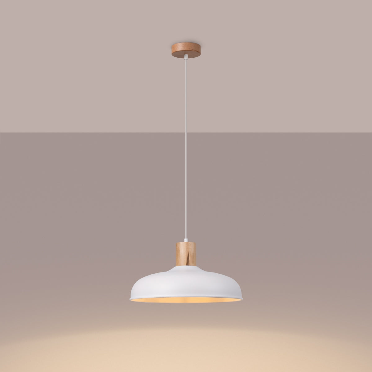 Pendelleuchte INDY Weiß Sollux Lighting