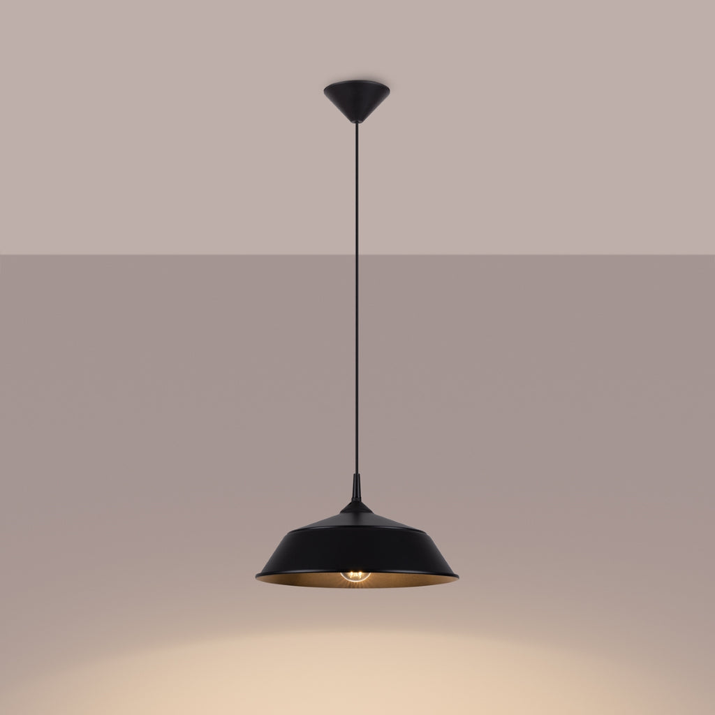 Pendelleuchte FRIKA Schwarz Sollux Lighting