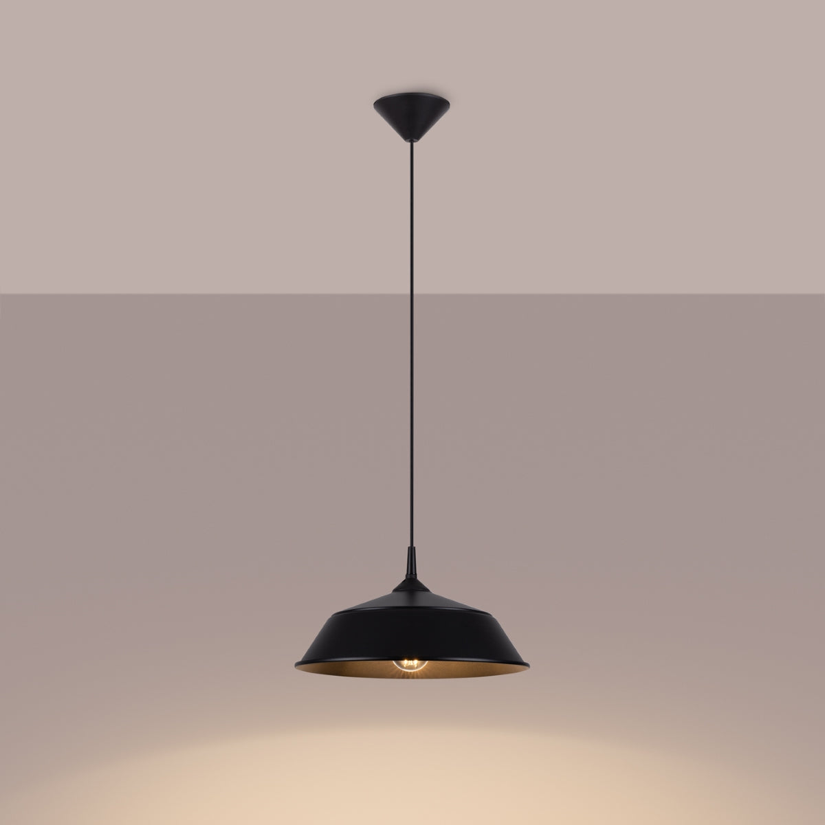 Pendelleuchte FRIKA Schwarz Sollux Lighting