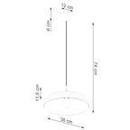 Pendelleuchte GINA Weiß Sollux Lighting