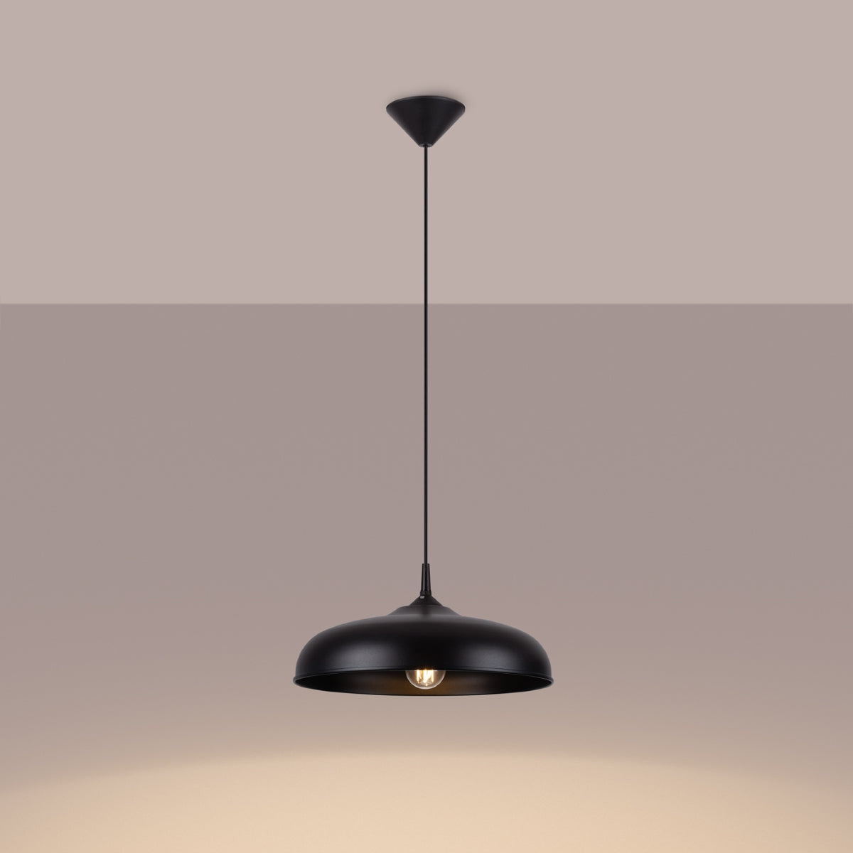 Pendelleuchte GINA Schwarz Sollux Lighting