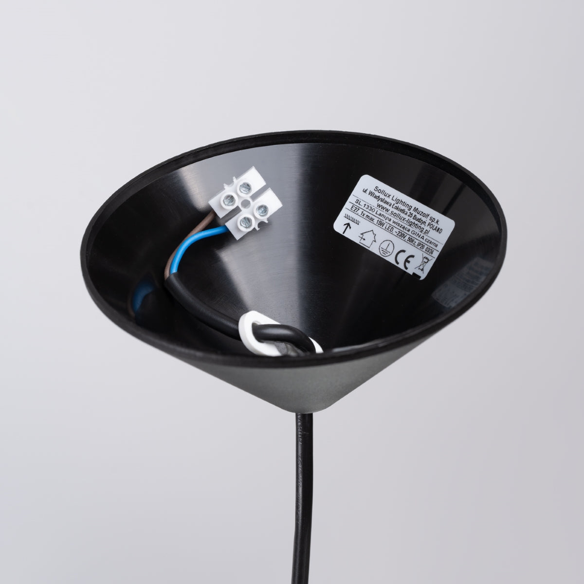 Pendelleuchte GINA Schwarz Sollux Lighting