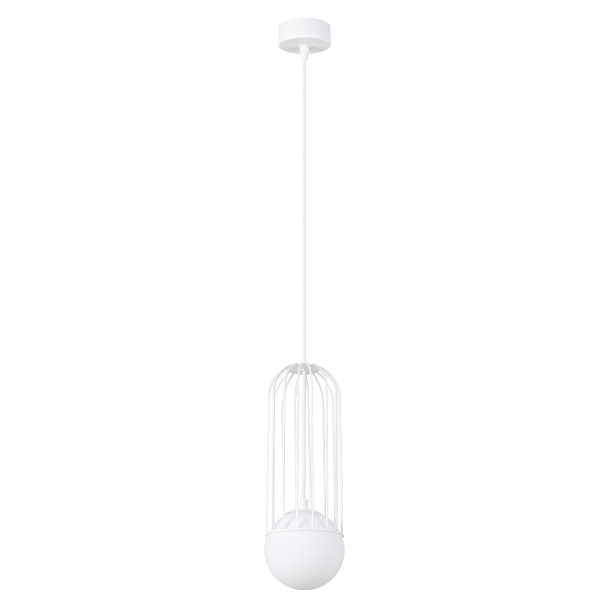 Pendelleuchte BRINA 1 Weiß Sollux Lighting