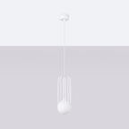 Pendelleuchte BRINA 1 Weiß Sollux Lighting