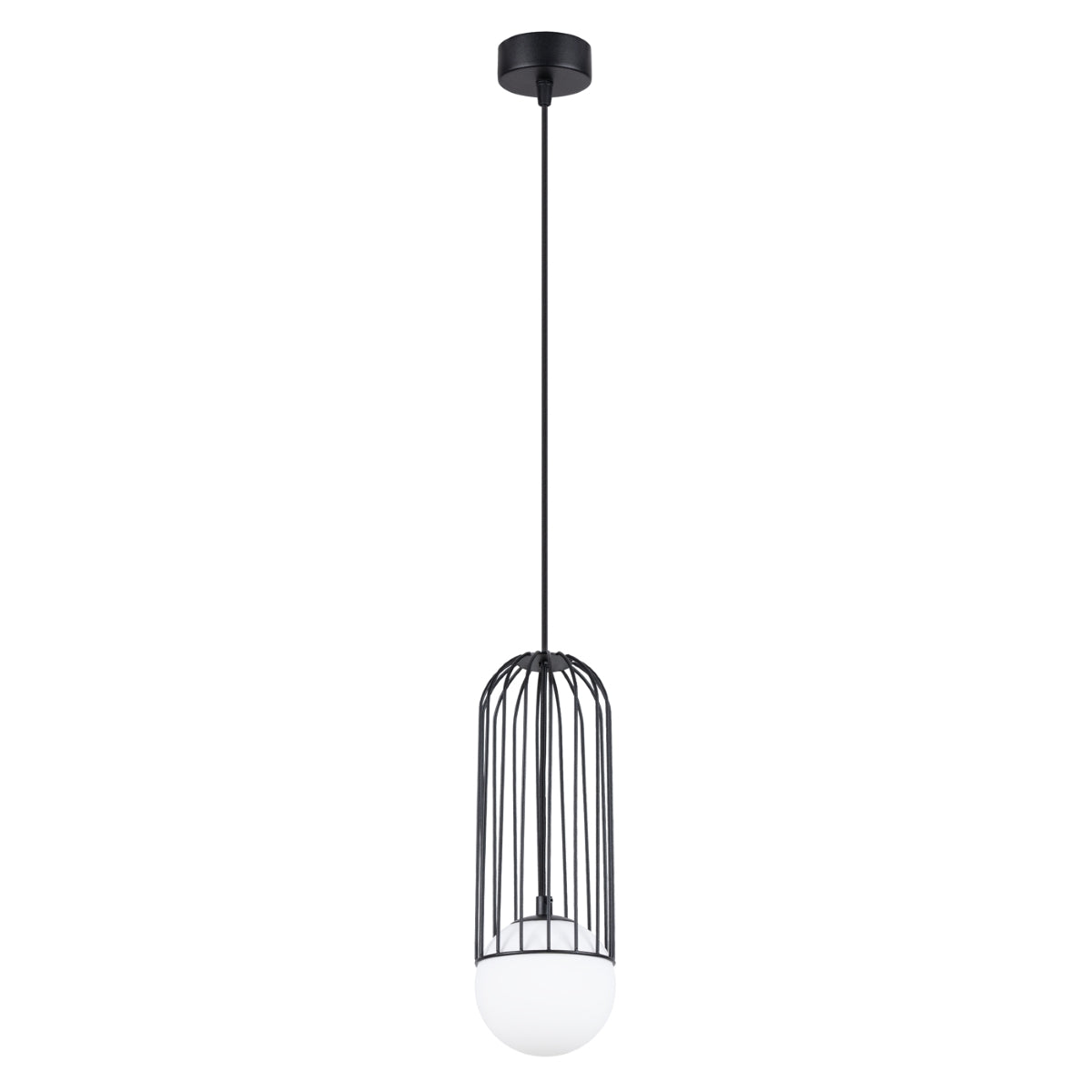Pendelleuchte BRINA 1 Schwarz Sollux Lighting