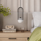 Pendelleuchte BRINA 1 Schwarz Sollux Lighting