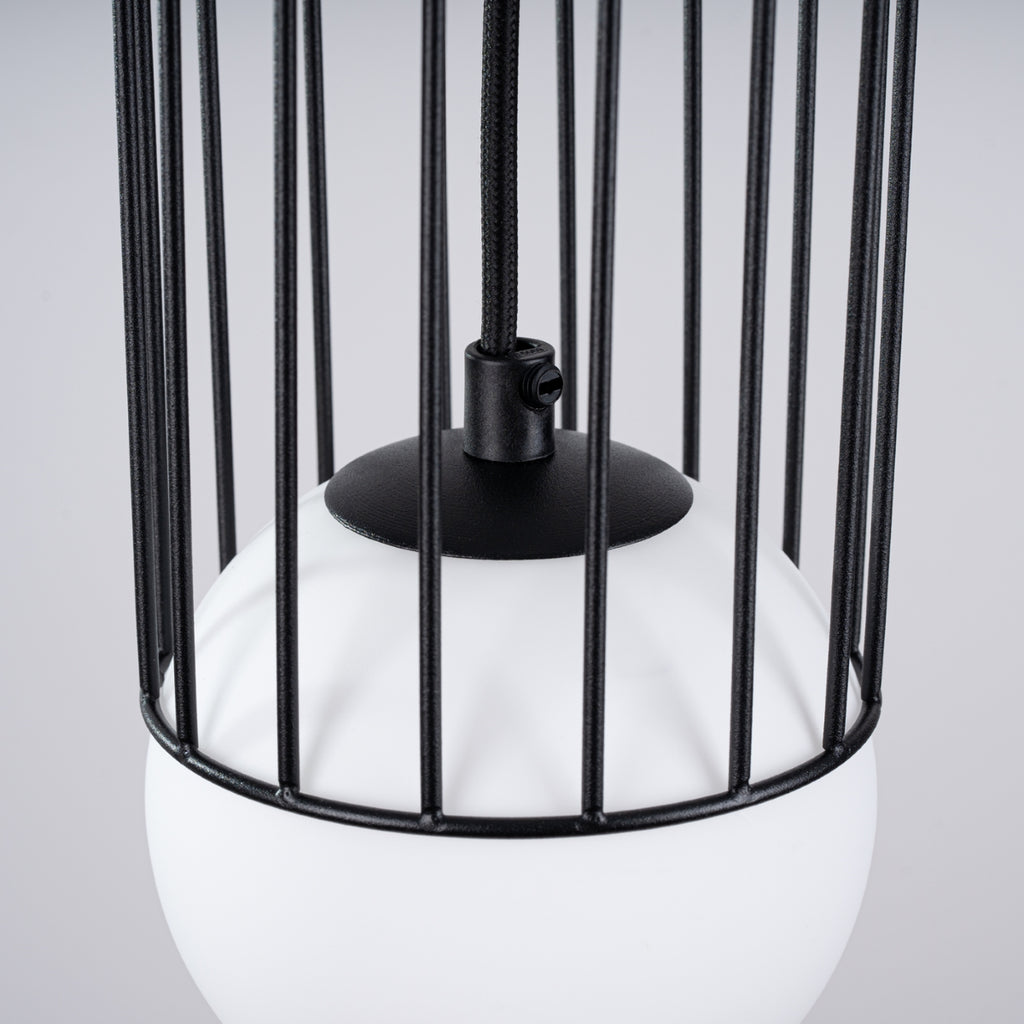 Pendelleuchte BRINA 1 Schwarz Sollux Lighting