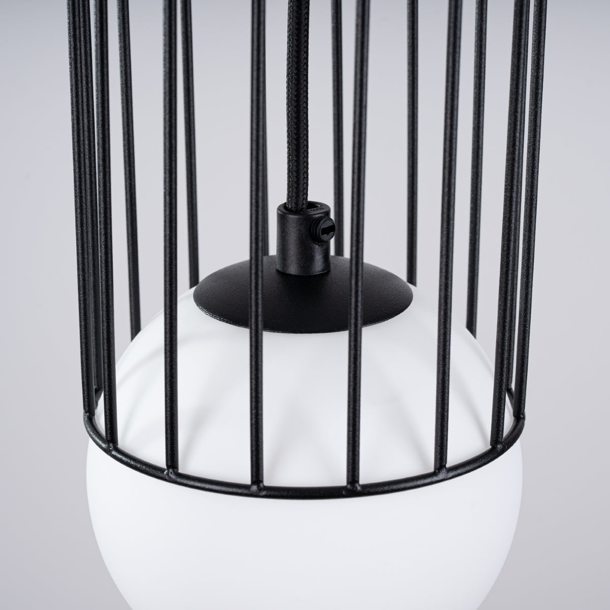 Pendelleuchte BRINA 1 Schwarz Sollux Lighting