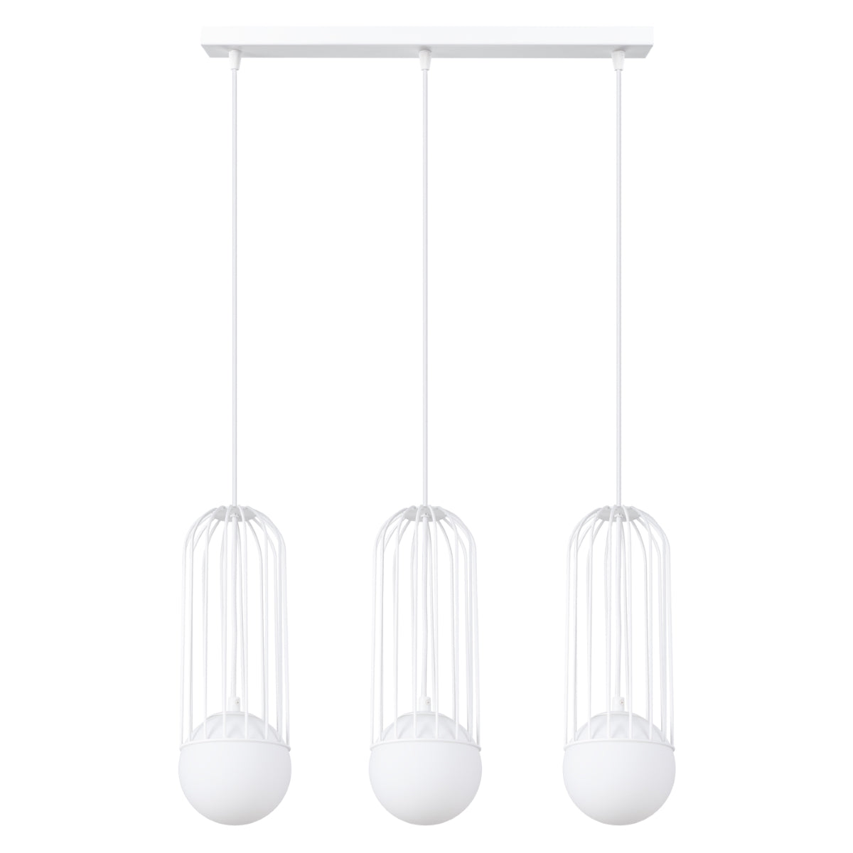 Pendelleuchte BRINA 3L Weiß Sollux Lighting