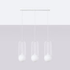 Pendelleuchte BRINA 3L Weiß Sollux Lighting
